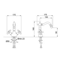 Товар: Смеситель для биде Migliore Revival 19508 Золото - фото 2 Смеситель для биде Migliore Revival 19508 Золото — фото 2, Смесители для биде