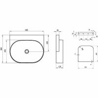 Товар: Раковина Ravak Yard 60 XJX01060000 Белая - фото 6 Раковина Ravak Yard 60 XJX01060000 Белая — фото 6, Раковины