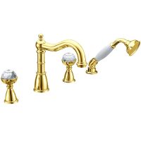 Смеситель на борт ванны Boheme Imperiale 392 Золото — фото 1, Смесители