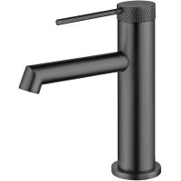 Смеситель для раковины Vincea Rim Вороненая сталь арт-VBF-2RM1GM — фото 1, Смесители для раковины