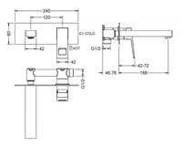 Смеситель для раковины Timo Briana 7171/03SM Черный — фото 2, Смесители для раковины