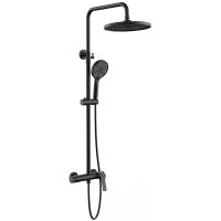 Душевая система Vincea Arco VSFS-4AR1MB Черная матовая — фото 1, Душевое оборудование. Душевая программа