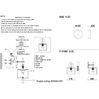 Настенный светильник Crystal Lux Sergio AP1 Nickel Серебро Никель — фото 5, Светильники