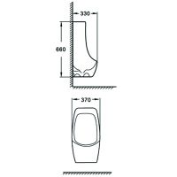 Товар: Писсуар beWash BKURT000330 подвесной Белый глянец - фото 2 Писсуар beWash BKURT000330 подвесной Белый глянец — фото 2, Писсуары