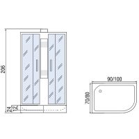 Товар: Душевая кабина Мономах Б/К 90x80x24 МЗ R 10000005806 без гидромассажа - фото 4 Душевая кабина Мономах Б/К 90x80x24 МЗ R 10000005806 без гидромассажа — фото 4, Душевые кабины