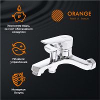 Комплект смесителей Orange Loop Хром арт-M26-311cr — фото 3, Готовые комплекты для ванной комнаты
