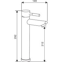 Смеситель для раковины Ростовская Мануфактура Сантехники SUS124-001F-2 Нержавеющая сталь — фото 7, Смесители