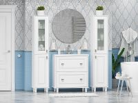 Товар: Тумба с раковиной Misty Версаль 80 УТ000008735 Белая матовая - фото 7 Тумба с раковиной Misty Версаль 80 УТ000008735 Белая матовая — фото 7, Мебель для ванной