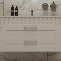 Тумба с раковиной SanVit Турин-2 90 kturin2090 подвесная Белая — фото 1, Тумбы с раковиной