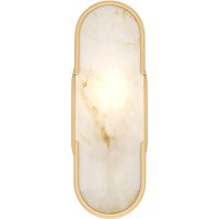 Настенный светильник Maytoni Modern Marmo MOD099WL-01G3 Белый мрамор Золото — фото 1, Светильники