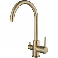 Смеситель для кухни Kaiser Merkur 26744-3 Бронза — фото 1, Смесители