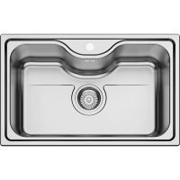 Кухонная мойка Seaman Eco Wien SWT-8050.A Нержавеющая сталь — фото 1, Кухонные мойки