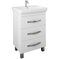 Тумба под раковину Sanflor Одри 60/2 Н0000000105 Белая — фото 1, Тумбы под раковину