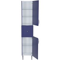 Шкаф пенал Iddis Oxford 36 OXF36N0i97 Синий — фото 3, Пеналы для ванной комнаты