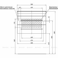 Товар: Тумба с раковиной Aquanet Верона New 58 281095 подвесная Черная матовая - фото 4 Тумба с раковиной Aquanet Верона New 58 281095 подвесная Черная матовая — фото 4, Тумбы с раковиной