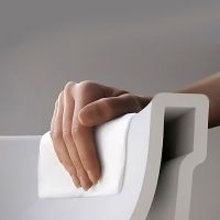 Комплект унитаза с инсталляцией Vitra Zentrum L-box 9012B003-7206 с сиденьем Микролифт и клавишей смыва Хром глянцевый — фото 10, Комплекты унитаз + инсталляция