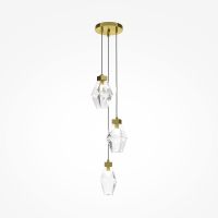 Подвесной светильник Maytoni Modern Cocktail time MOD325PL-03G Прозрачный Золото — фото 3, Подвесные светильники