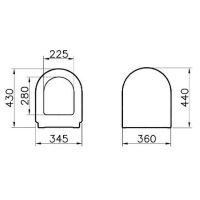 Сиденье для унитаза Vitra Zentrum 94-003-001 Белое — фото 2, Сиденья для унитаза