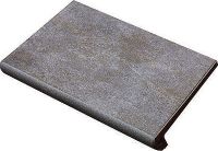 Ступень фронтальная Gres de Aragon Peldaño Redondo 50 Mytho Acero 902183 33х49,2 см — фото 1, Ступени и клинкер