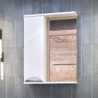 Зеркало со шкафом Vigo Callao 50 L z.CAL.50.L Белое — фото 1, Зеркальные шкафы в ванную