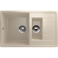 Кухонная мойка Ulgran Classic U-205-328 Бежевая — фото 1, Кухонные мойки