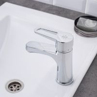 Смеситель для раковины Ростовская Мануфактура Сантехники SL141-001F Хром — фото 4, Смесители