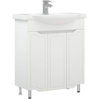 Товар: Тумба под раковину Corozo Мирра 75 SD-00001515 Белая - фото 3 Тумба под раковину Corozo Мирра 75 SD-00001515 Белая — фото 3, Мебель для ванной