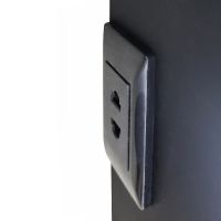 Товар: Зеркальный шкаф Reflection Black 450х800 RF2003BL с подсветкой Черный матовый - фото 5 Зеркальный шкаф Reflection Black 450х800 RF2003BL с подсветкой Черный матовый — фото 5, Зеркальные шкафы в ванную