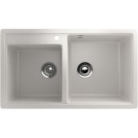 Кухонная мойка Ulgran Classic U-200-341 Ультра-белая — фото 1, Кухонные мойки