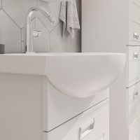 Тумба под раковину Volna Joli 70.2Y tpJOLI70.2Y-01 подвесная Белая — фото 4, Тумбы под раковину