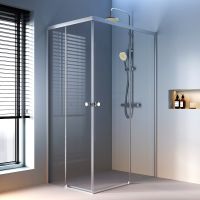 Товар: Душевой уголок AM.PM X-Joy 120х80 W94G-403-12080-MТ профиль Хром матовый стекло прозрачное - фото 7 Душевой уголок AM.PM X-Joy 120х80 W94G-403-12080-MТ профиль Хром матовый стекло прозрачное — фото 7, Душевые уголки