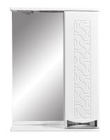 Товар: Зеркало со шкафом Stella Polar Ванда 50/С SP-00000198 с подсветкой Белое - фото 4 Зеркало со шкафом Stella Polar Ванда 50/С SP-00000198 с подсветкой Белое — фото 4, Зеркальные шкафы в ванную