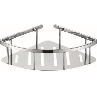 Полка корзина Viko V-761 угловая Хром — фото 1, Полки для ванной и душа