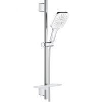 Душевой гарнитур Grohe Rainshower SmartActive 130 Cube 26584LS0 Белая луна — фото 1, Душевые гарнитуры