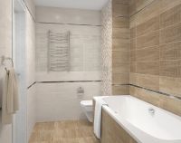 Керамический декор Laparet Aspen Tenda тёмно-бежевый 17-03-11-459-2 20х60 см — фото 3, Керамическая плитка