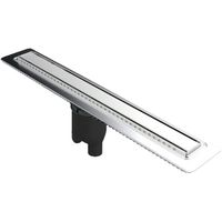 Душевой лоток Berges B1 Keramik 600 091017 с решеткой Хром глянец — фото 1, Душевые лотки