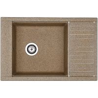 Кухонная мойка Aquaton Делия 78 1A715132DE270 Терракотовая — фото 1, Кухонные мойки