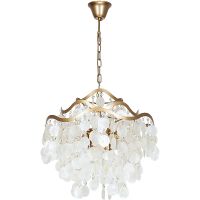 Люстра Artelamp Pipirima A4065SP-6SG Белая Золото матовое — фото 1, Люстры