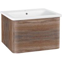 Тумба под раковину Runo Тоскана 80 00-00001417 Темное дерево — фото 1, Тумбы под раковину