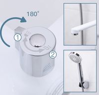 Смеситель для ванны Frap H34 F2234 универсальный Белый Хром — фото 10, Смеситель для ванны