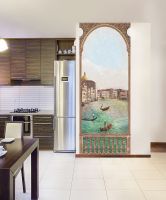 Фотообои Divino L-005 Фактура живопись Винил на флизелине (1*2,7) Разноцветный, Пейзаж — фото 3, Обои для стен