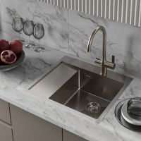 Кухонная мойка Iddis Haze 59 R HAZ59SRi77 Сатин — фото 3, Кухонные мойки