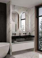 Товар: Раковина Boheme Armadi Art Flat 140 859-140-NM двойная Черный мрамор - фото 3 Раковина Boheme Armadi Art Flat 140 859-140-NM двойная Черный мрамор — фото 3, Раковины