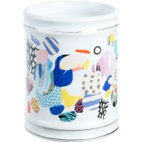 Стакан для зубных щеток Fixsen Art FX-620-3 Белый Цветной — фото 1, Стаканы для зубных щеток