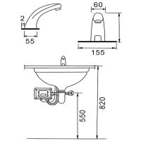 Товар: Смеситель для раковины Frap F512-1 Хром - фото 12 Смеситель для раковины Frap F512-1 Хром — фото 12, Смесители