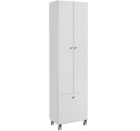 Шкаф пенал Aquaton Симпл 54 1A137403SL010 Белый — фото 1, Пеналы для ванной комнаты