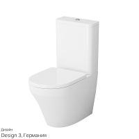 Унитаз компакт AM.PM Inspire CK50C1704W с гигиеническим душем и ершиком с бачком и сиденьем Микролифт — фото 13, Напольные унитазы