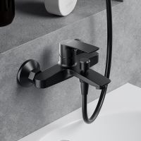 Смеситель для ванны Damixa Eclipse 2.0 Черный матовый арт-481000300 — фото 2, Смеситель для ванны