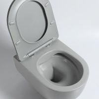 Товар: Унитаз Vincea Evo VT1-34SMG подвесной Серый матовый с сиденьем Микролифт - фото 5 Унитаз Vincea Evo VT1-34SMG подвесной Серый матовый с сиденьем Микролифт — фото 5, Унитазы