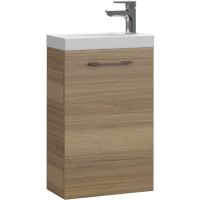 Тумба под раковину Cersanit Lara 40 63420 подвесная Орех — фото 1, Мебель для ванной